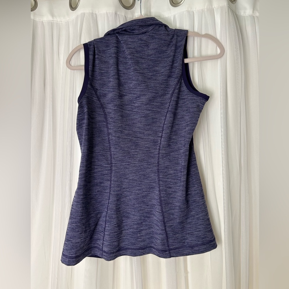 NWT Nike Golf Purple Dri-FIT Tour Performance Zippered Vest - Picture 6 of 6